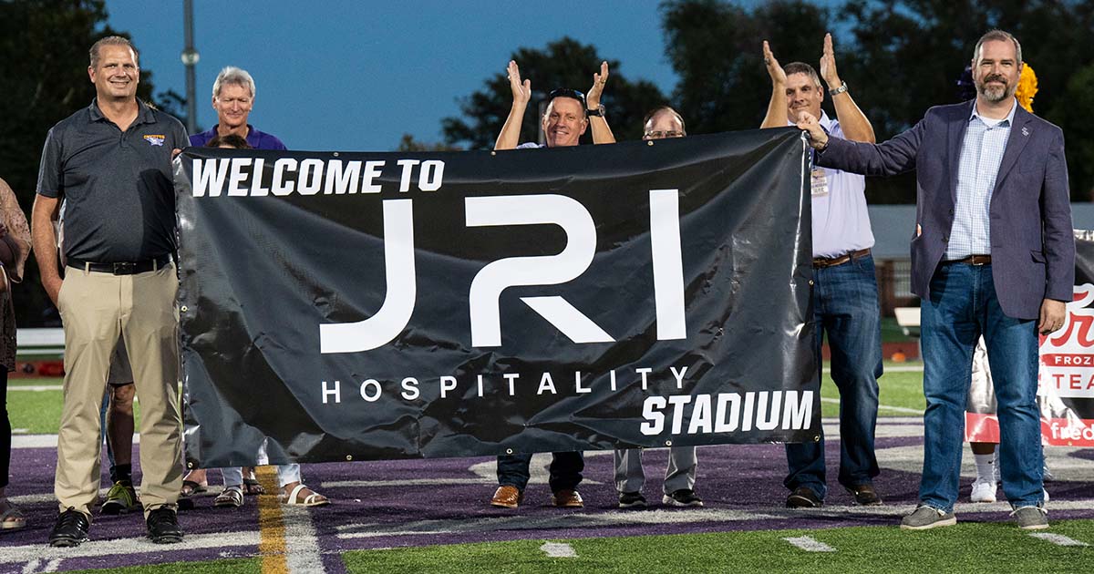 JRI Hospitality and Kansas Wesleyan University Reveal Newly Named JRI Stadium